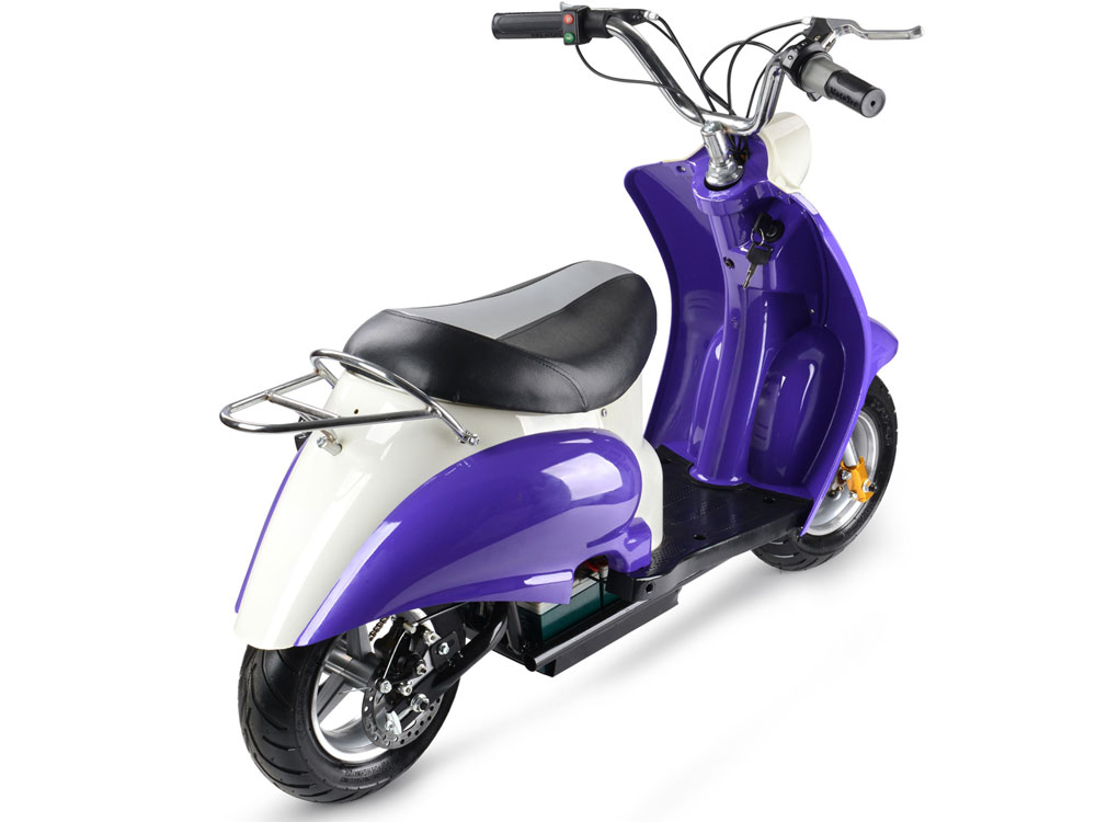 Dirt Bike Battery >> MotoTec 24v Electric Moped Purple Kids Scooter 350W Dirt Bike Battery >> MotoTec 24v Electric Moped Purple Kids Scooter 350W