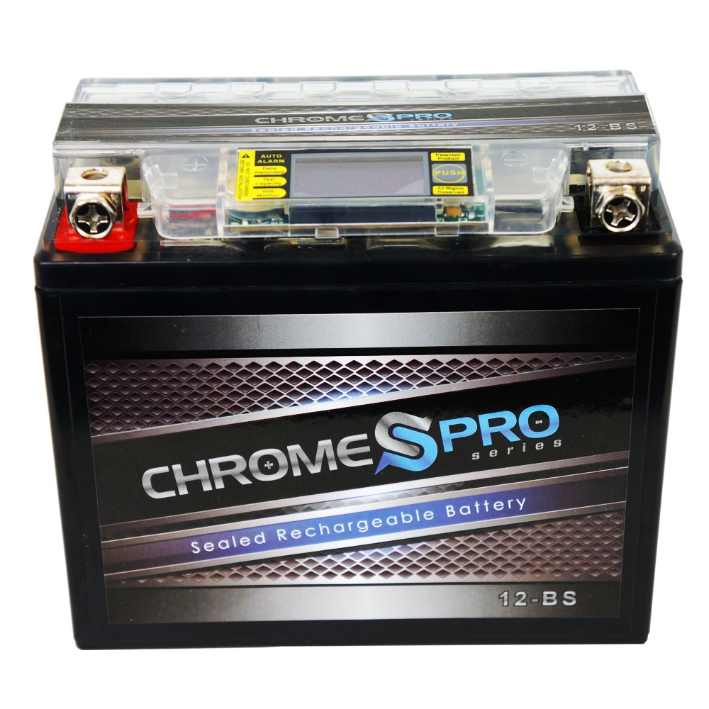 Chrome Pro Series iGel Battery 12V 12ah ATV Scooter YTX12BS 12V