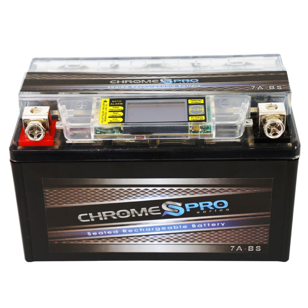 Chrome Pro Series iGel Battery 12V 7ah ATV Scooter YTX7ABS 12V