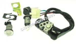 Scooter Ignition Key and Lock Assembly for QM50QT-3E scooters