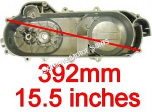 50cc Scooter 4-stroke QMB139 Left Crankcase Cover Type 2