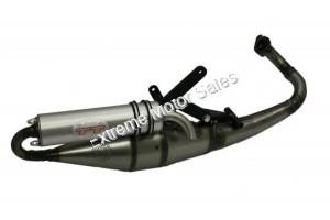 LeoVince Exhaust for Horizontal Kymco and Sym Air Cooled 2-Stroke Engines