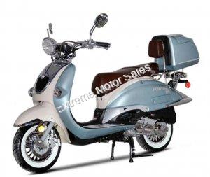 BMS Heritage 150 Scooter- Blue/White