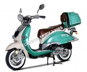 BMS Heritage 150 Scooter- Mint Green/White