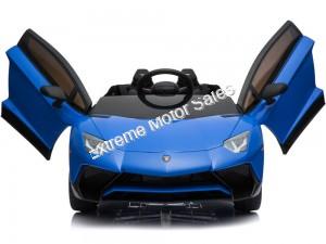 Mini Moto Lamborghini 12v 2.4ghz RC Blue or White Power Wheel Car
