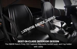 BMS Ranch Pony 700 EFI 2S 4x4 UTV Utility Vehicle Side X Side 43HP