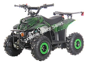 Banter DF110AVA 110cc Kids ATV Quad with Remote Kill Switch Green Camo