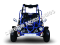 TM 300 XRX Deluxe 300cc  Blue Go Cart Dune Buggy