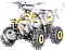 Banter DF110AVA 110cc Kids ATV Quad with Remote Kill Switch Yellow Camo
