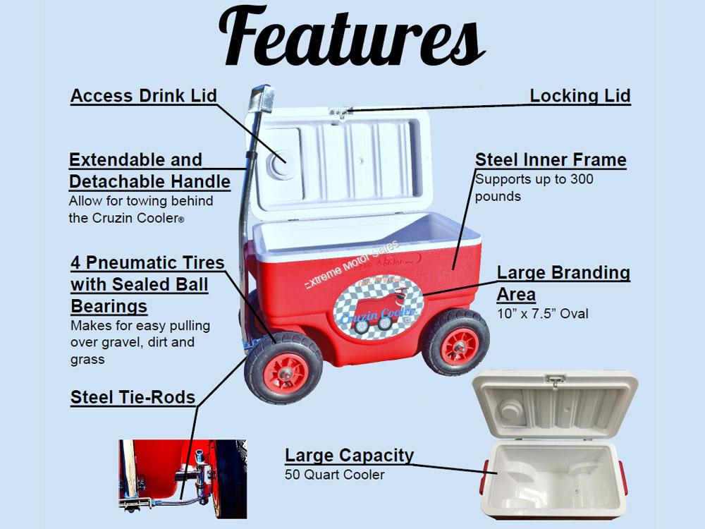 Extreme Motor Sales > Cruisin Coolers > Cruzin Cooler Coolagon Trailer