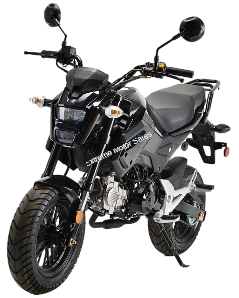 Boom Vader 125cc Motorcycle BD125 10 4 Speed Grom Copy 125cc Motorcycle Extreme Motor Sales Inc