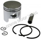 Piston Kit for 47cc mini 2-stroke engines, rings, pin, cir clip