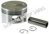 57mm Piston, Pin, and Circlips 150cc 4-stroke QMJ QMI/152 GY6 engines