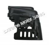 Stock air filter for 43 49cc 2-stroke engines found on Chinese stand-up scooters