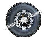 Coolster Go Kart 6125A Front and Rear Wheel Assembly