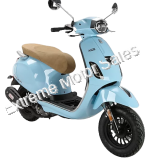 Italica Motors AGE 50cc Gas Scooter Moped with Retro Design -1 Year Warranty