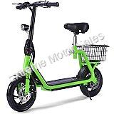 MotoTec Metro 36v 500w Lithium Electric Scooter with Basket