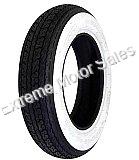 Shinko Tire Whitewall 3.50 x 10 TUBELESS for 50cc Scooter