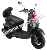 Italica Motors Mini 50cc Scooter - Black