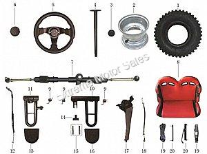 Kandi 49FM5-E | 125FM5-E Front Rim L5C0110GKG2021800