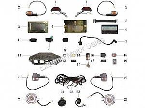 Kandi 49FM5-E | 125FM5-E Wiring Harness L5C0049FM5E042300