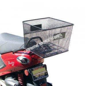 Prima Scooter Cargo Storage Basket / Black Metal Milk Crate