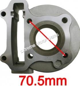 Universal QMB139 39mm Cylinder Kit 49cc 50cc QMB139 Chinese Scooter