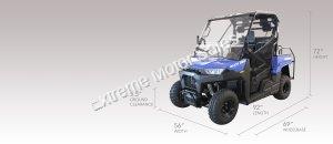 Massimo Buck 250 Utility Vehicle SXS UTV Gas Golf Cart 250cc