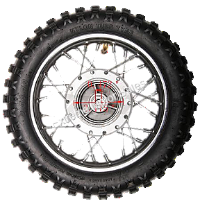 Coolster QG-210 QG-213A Rear Wheel Assembly