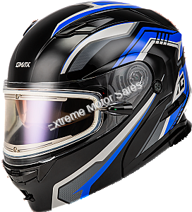 GMAX MD-01S Transistor Snow Helmet Modular DOT LED