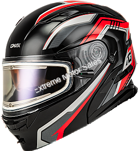GMAX MD-01S Transistor Snow Helmet Modular DOT LED