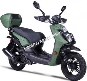 Amigo JAX 50cc Scooter with USB Port, Trunk, Knobby Tires