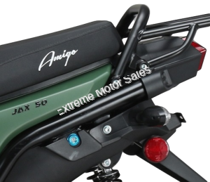 Amigo JAX 50cc Scooter with USB Port, Trunk, Knobby Tires
