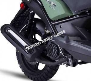 Amigo JAX 50cc Scooter with USB Port, Trunk, Knobby Tires