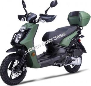 Amigo JAX 50cc Scooter with USB Port, Trunk, Knobby Tires