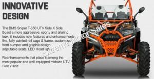 BMS Sniper T350 350cc UTV Utility Vehicle Side x Side Kart