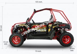 BMS Sniper T350 350cc UTV Utility Vehicle Side x Side Kart