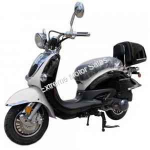 Trailmaster Sorrento 150A 150cc Gas Scooter Moped Retro Style