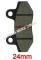 Front Rear Disc Brake Pads 50cc, 125cc, 150cc, 250cc  scooters