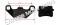 Mini ATV Hydraulic Brake Pads Chinese Mini Quad 50cc -110cc