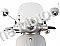 Amigo Avenza 150cc Scooter with Windshield, Trunk, USB, White Wall Tires