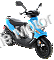 Italica Motors Strada 50cc Gas Scooter Moped - 1 Year Warranty