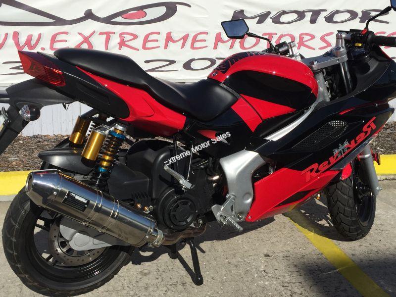 Roma Cafe 150cc Motorcycle Scooter Fully Automatic Street Bike 150cc Extreme Motor Sales Inc