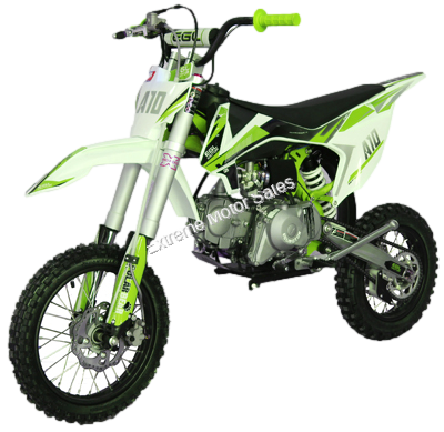 EGL A10 125cc Dirt Bike 4 Speed with 14 12 Oil Cooled Engine Kids Extreme Motor Sales Inc