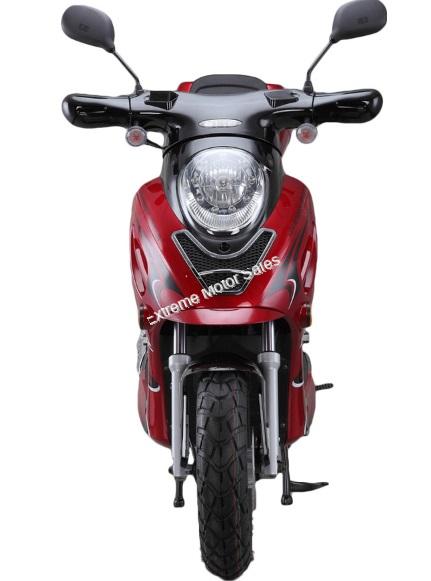 Challenger 150cc Scooter Gas Moped Pro Deluxe LED Light GY6 150cc Extreme Motor Sales Inc