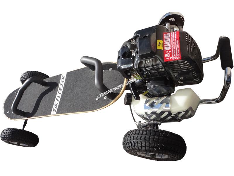 ScooterX Skateboard Gas Powered 49cc SkaterX Gas Skateboard Extreme Motor Sales Inc
