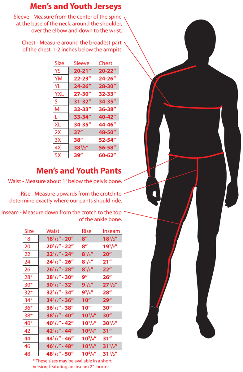 Fly Youth Helmet Size Chart