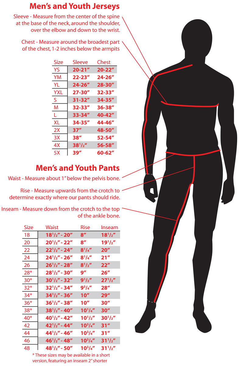 Fly Racing Youth Helmet Size Chart