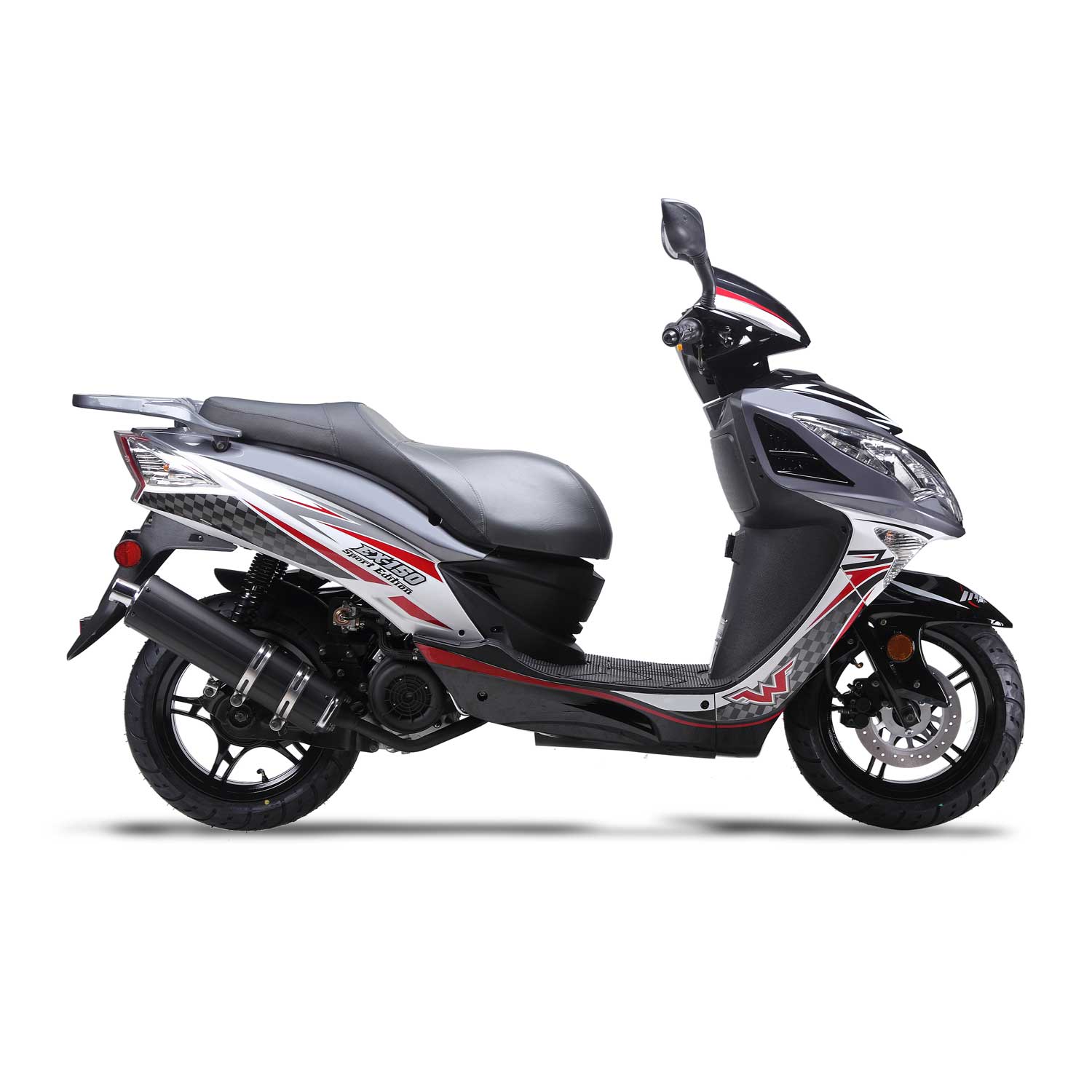 ... Wolf EX-150 150cc Gas Scooter Moped Street Legal 2 Year Warranty ...