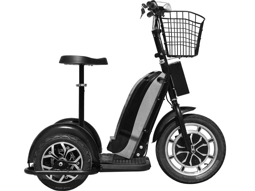 Moto Tec Electric Trike 3 Wheel 48v 800W Chariot Segway